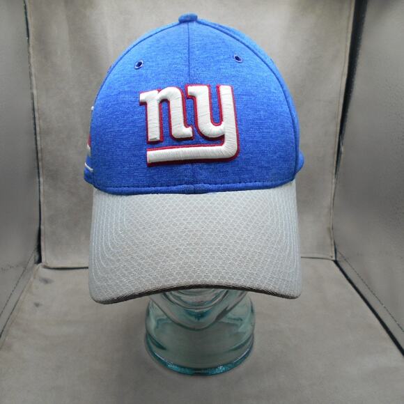 New Era 39-Thirty NY Giants 2018 NFL Sideline Flex Hat Royal/Gray Med-Large - Picture 2 of 8
